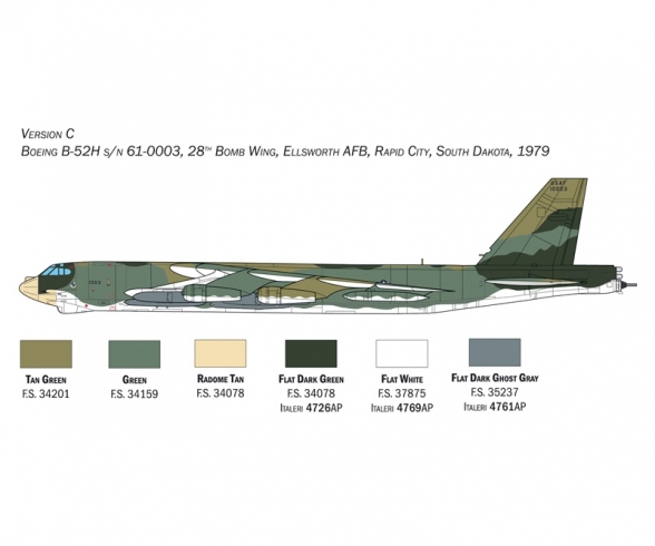 1:72 Boeing B-52H Stratofortress 1:72 Boeing B-52H Stratofortress