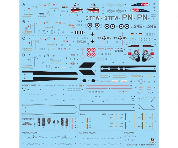 1:72 F-4E/F Phantom II 1:72 F-4E/F Phantom II