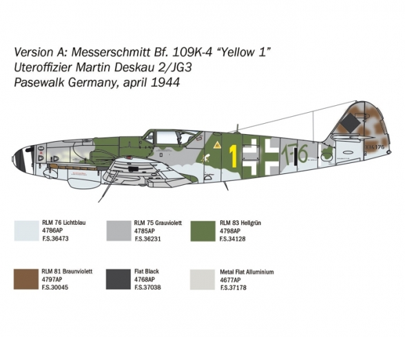 1:48 Messerschm. BF109K-4 1:48 Messerschm. BF109K-4