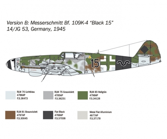 1:48 Messerschm. BF109K-4 1:48 Messerschm. BF109K-4