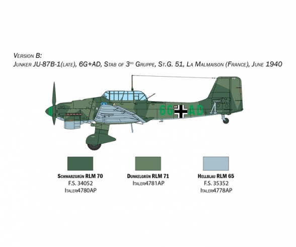 1:48 Junkers JU-87B Stuka Bat.o.Brit. 1:48 Junkers JU-87B Stuka Bat.o.Brit.