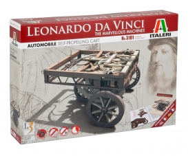 ITALERI "Leonardo Da Vinci" Automobile SELF-PROPELLING CART ITALERI "Leonardo Da Vinci" Automobile SELF-PROPELLING CART