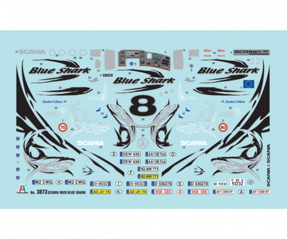 1:24 SCANIA R620 Blue Shark 1:24 SCANIA R620 Blue Shark