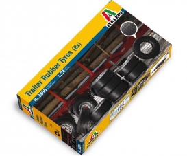 1:24 Trailer Rubber Tyres (8x) 1:24 Trailer Rubber Tyres (8x)