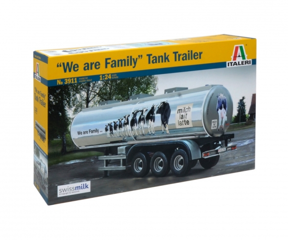 1:24 "The Familiy"Swissmilk Tank Trailer 1:24 "The Familiy"Swissmilk Tank Trailer