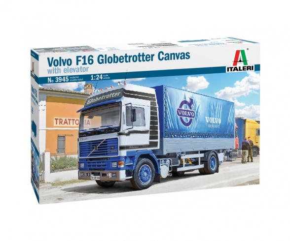 1:24 Volvo F16 Plane m. Hebebühne 1:24 Volvo F16 Plane m. Hebebühne