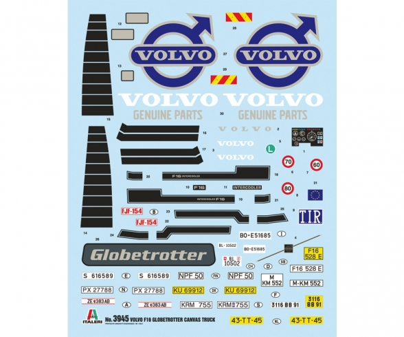 1:24 Volvo F16 Plane m. Hebebühne 1:24 Volvo F16 Plane m. Hebebühne