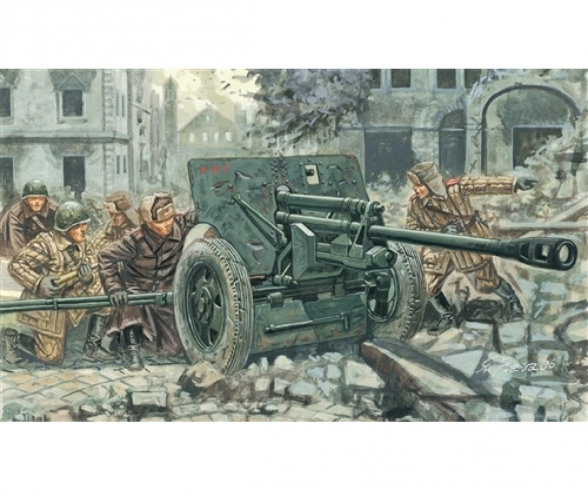 1:72 Rus. ZIS 3 Kanone mit Fig. 1:72 Rus. ZIS 3 Kanone mit Fig.