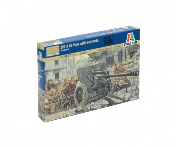 1:72 Rus. ZIS 3 Kanone mit Fig. 1:72 Rus. ZIS 3 Kanone mit Fig.