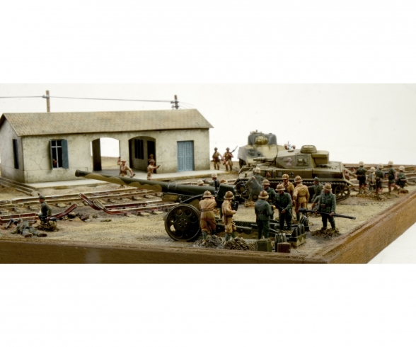 1:72 WWII: El Alamein Battle Railway St. 1:72 WWII: El Alamein Battle Railway St.