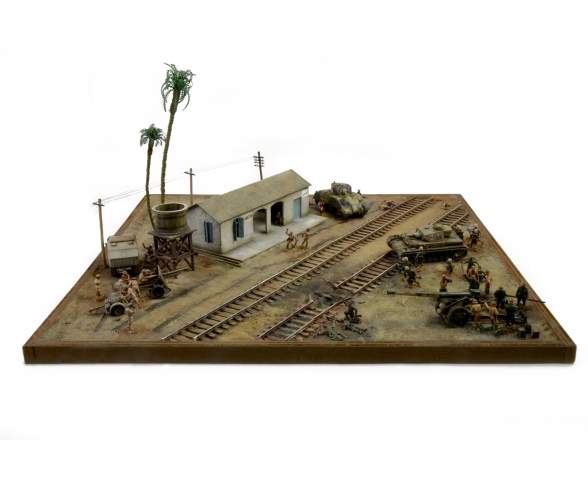 1:72 WWII: El Alamein Battle Railway St. 1:72 WWII: El Alamein Battle Railway St.