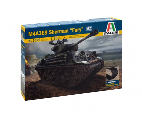 1:35 M4A3E8 Sherman "Fury" 1:35 M4A3E8 Sherman "Fury"