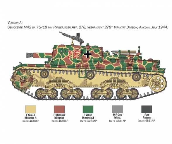1:35 Semovente M42 da 75/18 mm 1:35 Semovente M42 da 75/18 mm