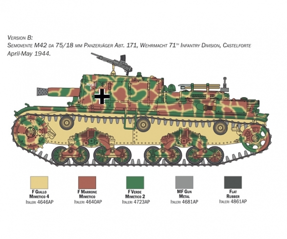 1:35 Semovente M42 da 75/18 mm 1:35 Semovente M42 da 75/18 mm