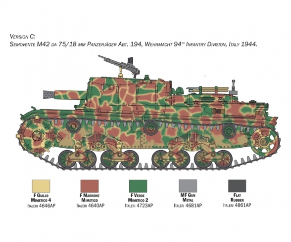 1:35 Semovente M42 da 75/18 mm 1:35 Semovente M42 da 75/18 mm