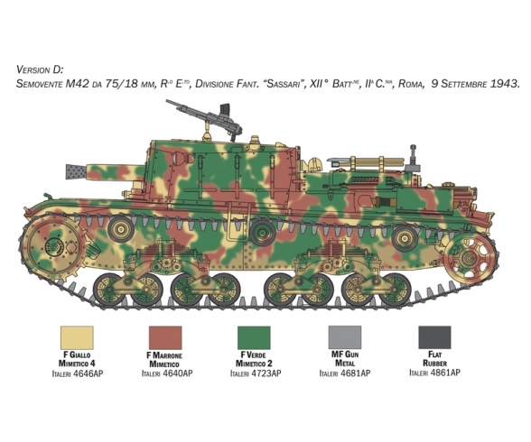 1:35 Semovente M42 da 75/18 mm 1:35 Semovente M42 da 75/18 mm