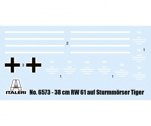 1:35 38cm RW 61 auf Sturmmöser Tiger 1:35 38cm RW 61 auf Sturmmöser Tiger