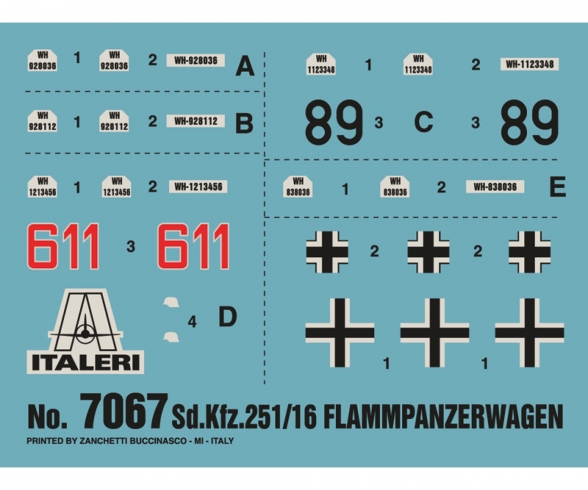 1:72 Sd. KFZ. 251/16 Flammpanzerwagen 1:72 Sd. KFZ. 251/16 Flammpanzerwagen