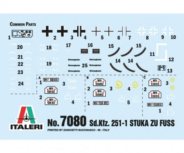 1:72 Sd.Kfz. 251/1 "Stuka Zu Fuss" 1:72 Sd.Kfz. 251/1 "Stuka Zu Fuss"