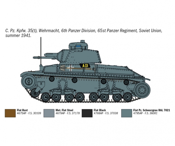 1:72 Ger. Panzerkampfwagen 35 (t) 1:72 Ger. Panzerkampfwagen 35 (t)