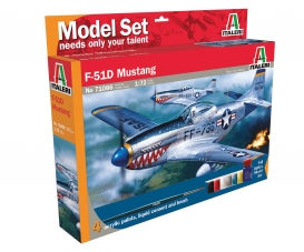 ITALERI P-51D Mustang Model Set ITALERI P-51D Mustang Model Set