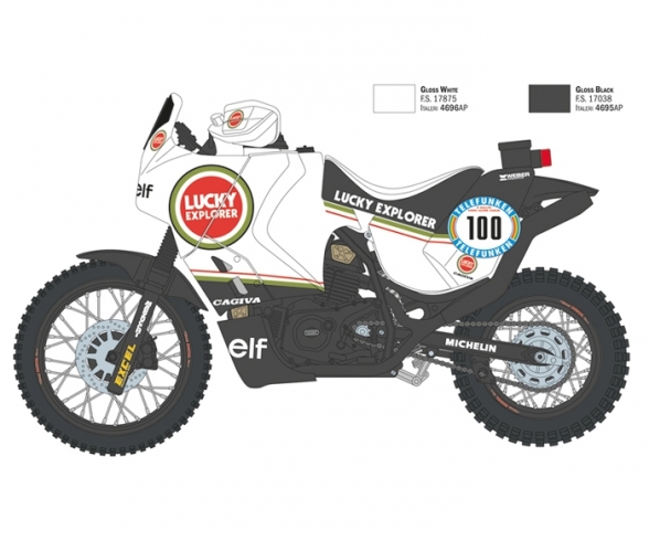 1:9 Cagiva Elephant 850 Winner 1987 1:9 Cagiva Elephant 850 Winner 1987