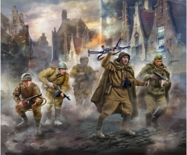 1:72 Soviet machine gun squad WWII 1:72 Soviet machine gun squad WWII