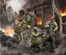 1:72 Soviet Assault Sapper Team WWII 1:72 Soviet Assault Sapper Team WWII