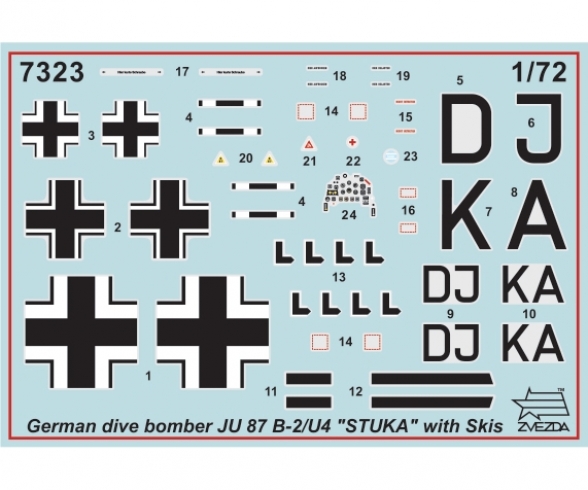 1:72 JU-87 B-2/U4 Stuka w/Ski 1:72 JU-87 B-2/U4 Stuka w/Ski