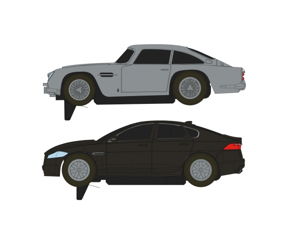 1:64 Micro James Bond Race Set Battery 1:64 Micro James Bond Race Set Battery