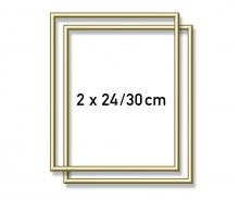 2 Cadres en aluminium 24 x 30 cm 2 Cadres en aluminium 24 x 30 cm