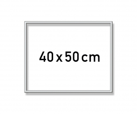 Aluminium frame 40 x 50 cm – mat silver Aluminium frame 40 x 50 cm – mat silver