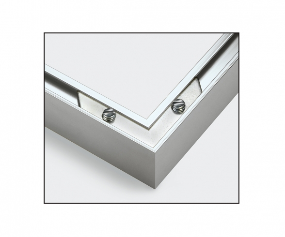 Alurahmen 40 x 50 cm – Silber matt Alurahmen 40 x 50 cm – Silber matt