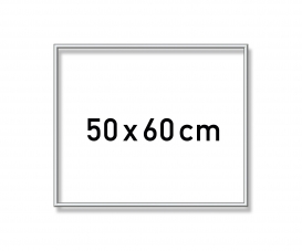Aluminium frame 50 x 60 cm – mat silver Aluminium frame 50 x 60 cm – mat silver