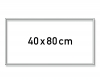 Alurahmen 40 x 80 cm – Silber matt Alurahmen 40 x 80 cm – Silber matt