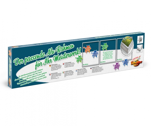 Cadre en aluminium Triptyque 120 x 40 cm – argenté mat Cadre en aluminium Triptyque 120 x 40 cm – argenté mat