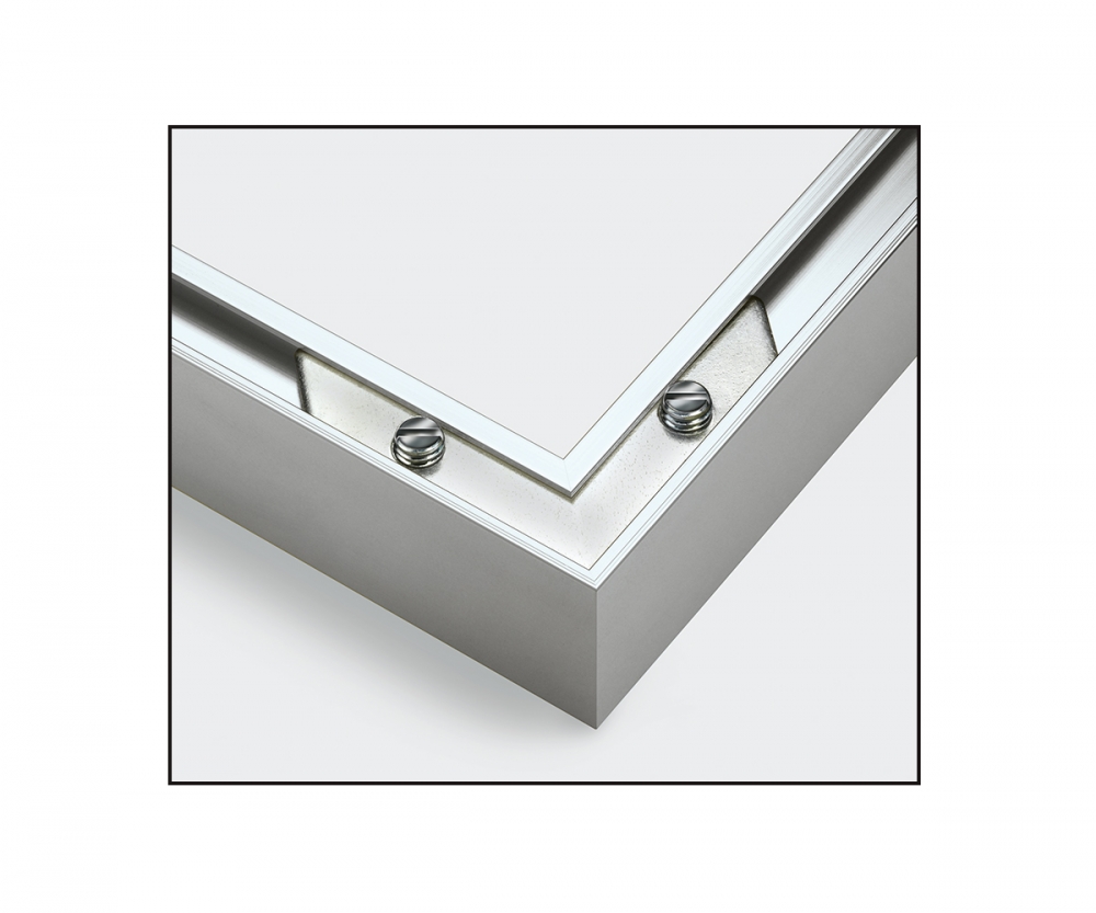 Aluminium Frame Quattro 18 X 24 Cm Mat Silver Picture Frames