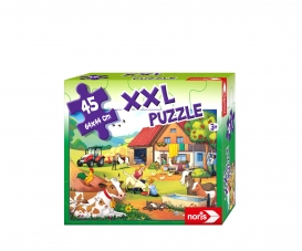 Big-sized jigsaw puzzle On a farm Big-sized jigsaw puzzle On a farm