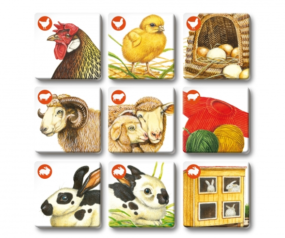 Memo Trio farm animals Memo Trio farm animals