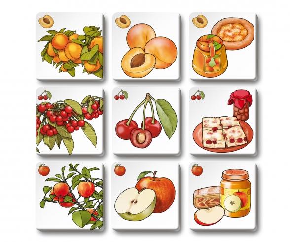 Memo Trio fruit and vegetables Memo Trio fruit and vegetables