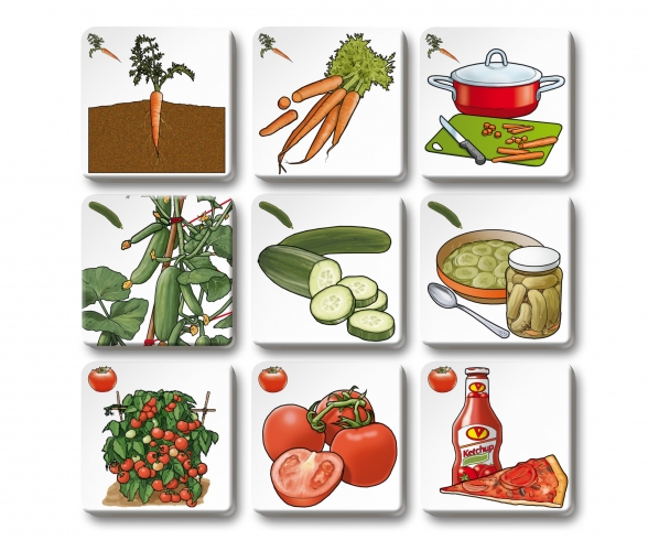 Memo Trio fruit and vegetables Memo Trio fruit and vegetables