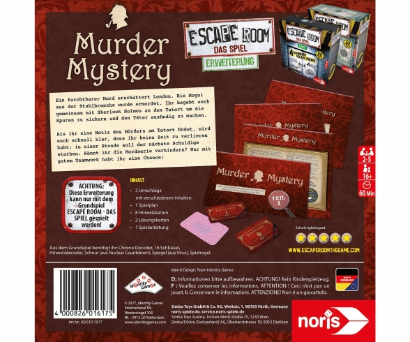 Escape Room Murder Mystery Escape Room Murder Mystery