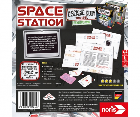 Escape Room Space Station Escape Room Space Station