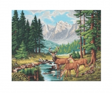 Friedvolle Berglandschaft Friedvolle Berglandschaft