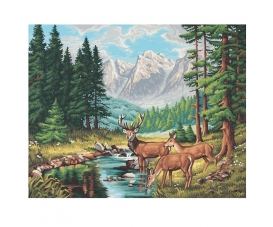 Peaceful Mountain Landscape Peaceful Mountain Landscape