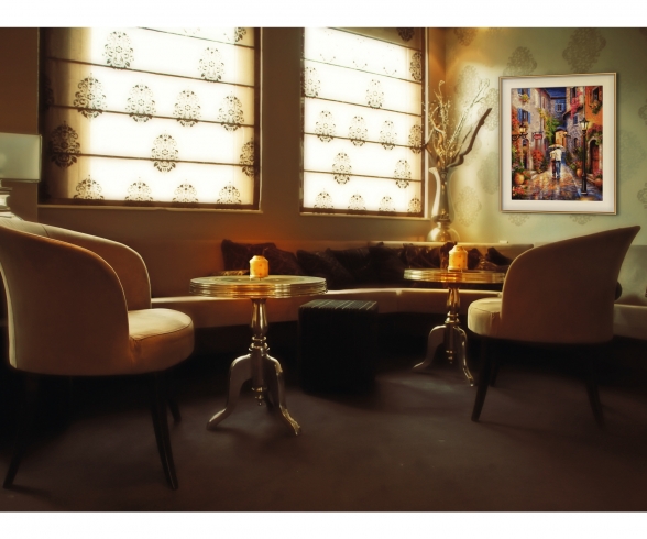 Romantische Gasse Malen nach Zahlen Vorlage 609130788 ...
