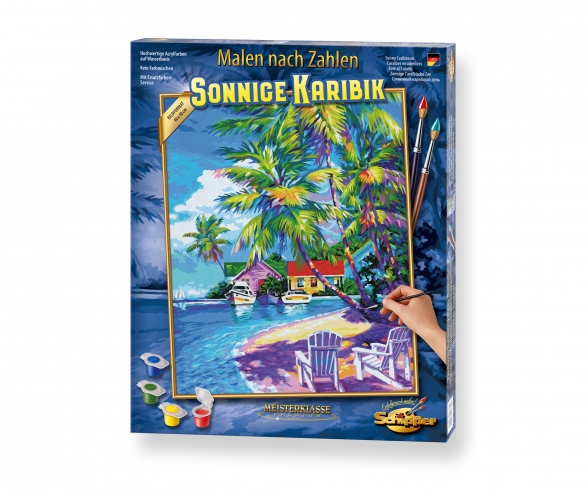 Sonnige Karibik Malen nach Zahlen Sonnige Karibik Malen nach Zahlen