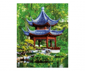 Pagoda in a Japanese garden Pagoda in a Japanese garden