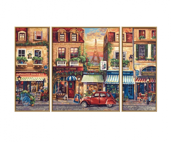 Paris Nostalgie Malen nach Zahlen Paris Nostalgie Malen nach Zahlen