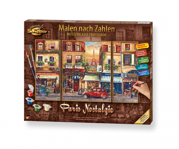 Paris Nostalgie Malen nach Zahlen Paris Nostalgie Malen nach Zahlen